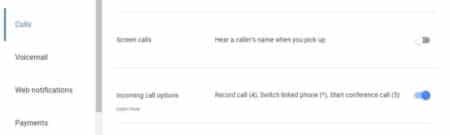 Google Voice para grabar llamdas en IPhone