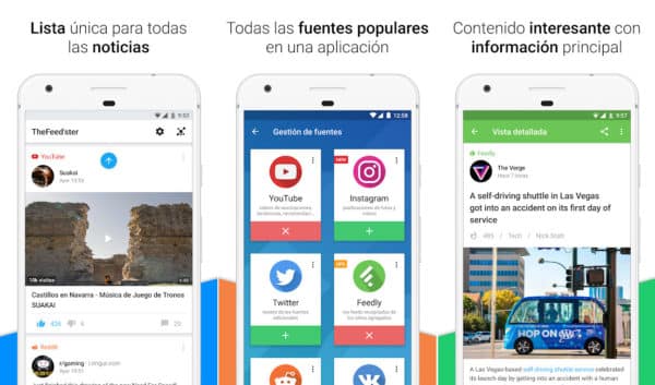 Mejores aplicaciones 2018: Feedster
